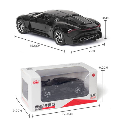 1:32 Alloy Sports Car Model With Sound And Light Boy Toy Car Decoration(Bright Red) - Model Toys by buy2fix | Online Shopping UK | buy2fix