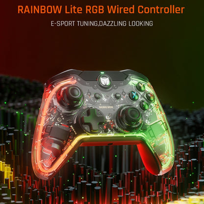 BIGBIGWON C1 S RGB Light Wired Gamepad Controller For PC/Switch - Gamepads by buy2fix | Online Shopping UK | buy2fix