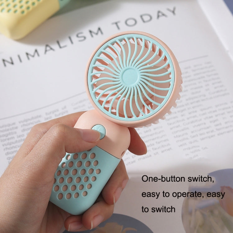 Z8 Handheld Cute Mini USB Fan Portable Dormitory Desktop Fan(Blue) - Electric Fans by buy2fix | Online Shopping UK | buy2fix