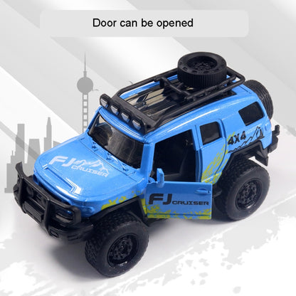1:36 Simulation Off-Road Alloy Car Model Double Open Door Children Toy Car(Modified Version Silver) - Model Toys by buy2fix | Online Shopping UK | buy2fix