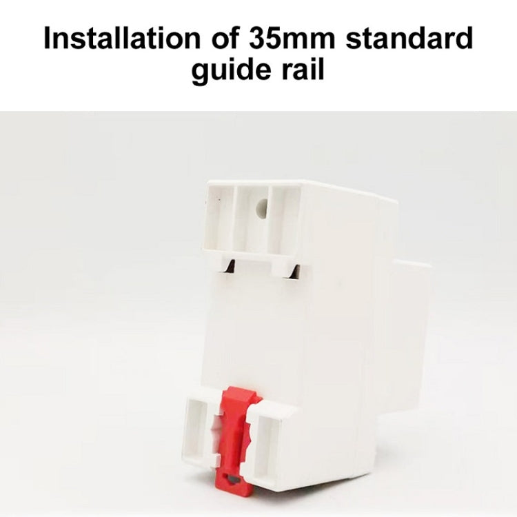 DDM15SD 10 (40) A Single-phase Multi-function Rail Meter with Backlight LCD Display - Current & Voltage Tester by buy2fix | Online Shopping UK | buy2fix