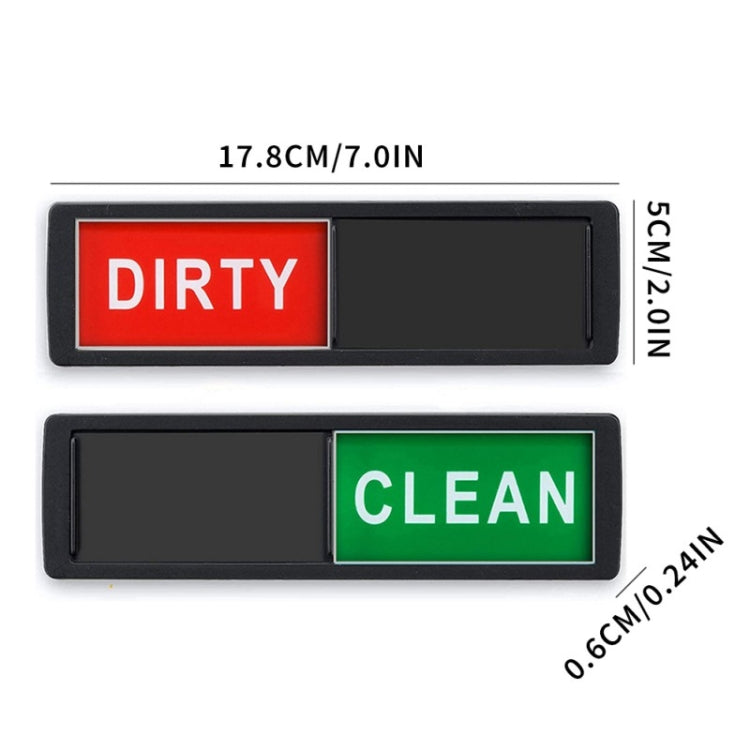 Dishwasher Magnet Clean Dirty Sign Double-Sided Refrigerator Magnet(Turkish) - Dish Washers & Accessories by buy2fix | Online Shopping UK | buy2fix