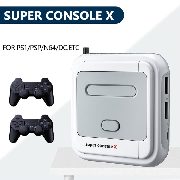 Super Console X 64G 30000+ Games Wireless 4K HD 3D Double Game Console Box, EU Plug - Pocket Console by buy2fix | Online Shopping UK | buy2fix