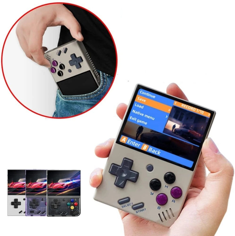 Miyoo Mini Plus 3.5 Inch IPS Screen Retro Handheld Game Console NO Card 0 Games(Transparent Black) - Pocket Console by buy2fix | Online Shopping UK | buy2fix