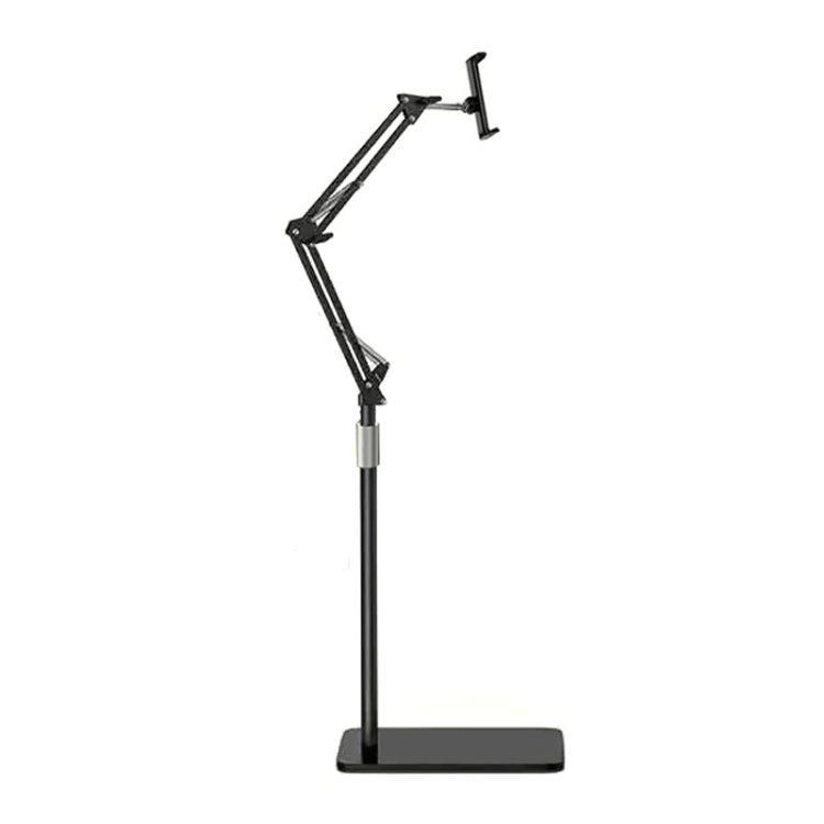 175cm Mobile Phone Tablet Live Broadcast Bedside Lifting Bracket Telescopic Cantilever Model (Black) - Lazy Bracket by buy2fix | Online Shopping UK | buy2fix