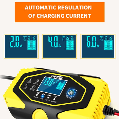 E-FAST Car Battery Charging LED Current Voltage Power Display Charger(AU Plug) - Power Bank by E-FAST | Online Shopping UK | buy2fix