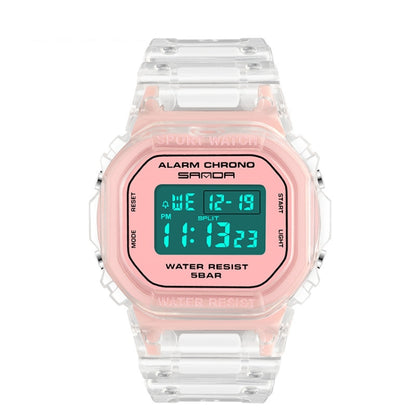 SANDA 2009 Multifunctional Sports Waterproof Calendar Watch(Cherry) - Sport Watches by SANDA | Online Shopping UK | buy2fix