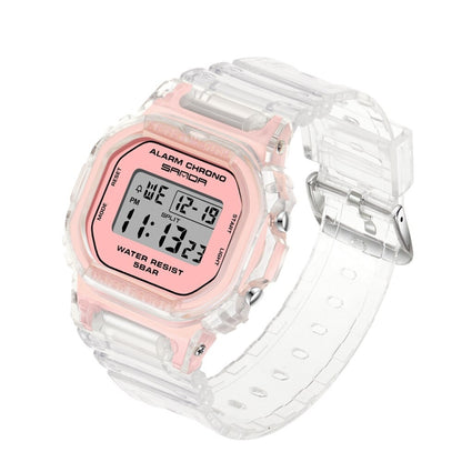 SANDA 2009 Multifunctional Sports Waterproof Calendar Watch(Cherry) - Sport Watches by SANDA | Online Shopping UK | buy2fix