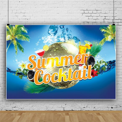 80x120cm Summer Pool Party Decoration Backdrop Swimming Ring Photography Background Cloth(11418894) -  by buy2fix | Online Shopping UK | buy2fix