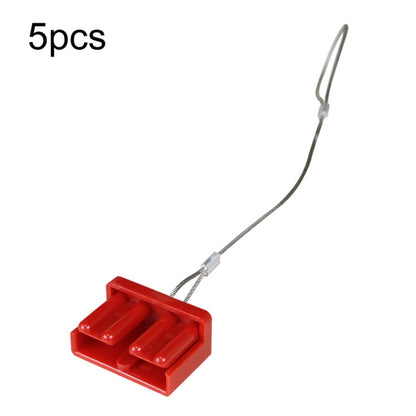 5pcs Anderson Plug Wire Rope Dust Cover Power Connector Insert, Color: 120A Red - DIY Cables by buy2fix | Online Shopping UK | buy2fix