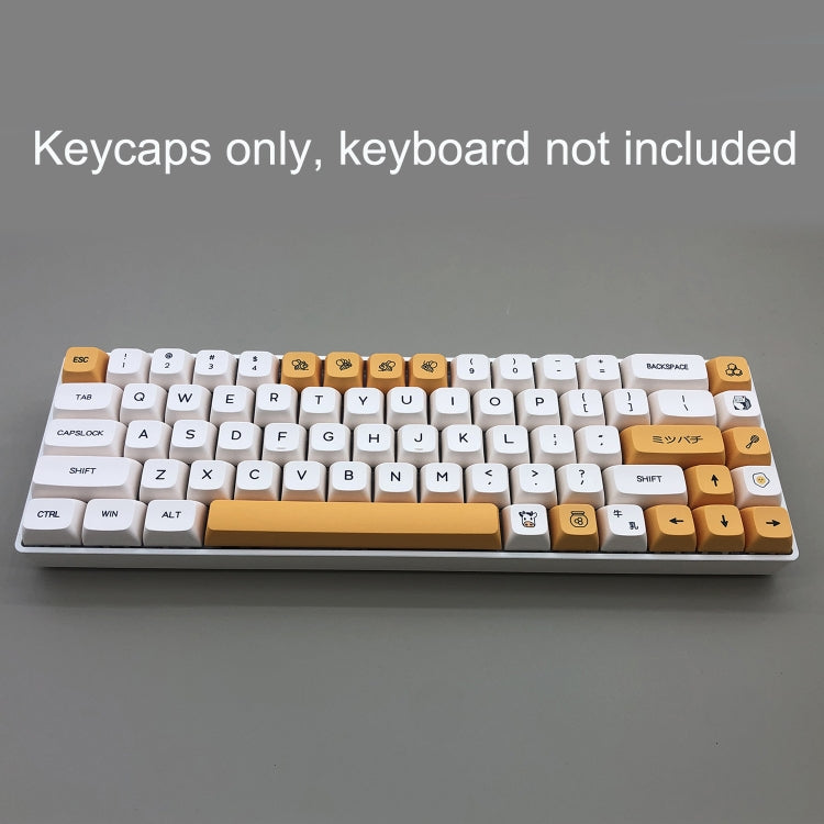 Planet 126 Keys Sublimation Mechanical Keyboard PBT Keycaps - Silicone / Sticker by buy2fix | Online Shopping UK | buy2fix