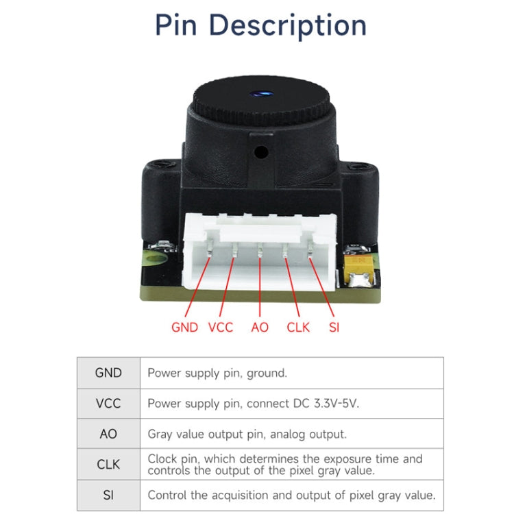 Yahboom Single Column CCD Camera Module Linear Array Sensor, Model: TSL1401 - Robotics Accessories by Yahboom | Online Shopping UK | buy2fix