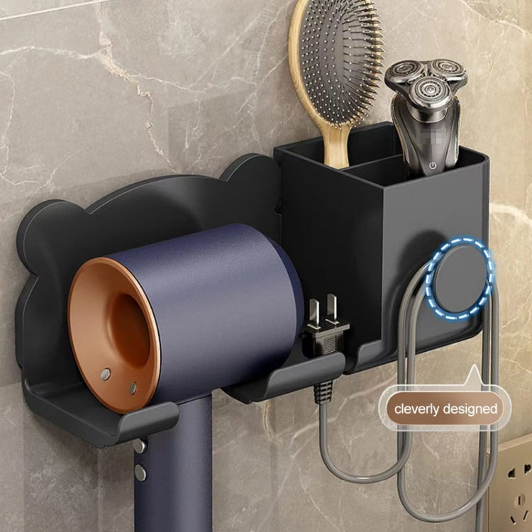 For Dyson Hair Dryer Wall-Mounted Holder Bathroom Shelf Storage Rack, Style: Upgrade White - Hair Dryers & Accessories by buy2fix | Online Shopping UK | buy2fix