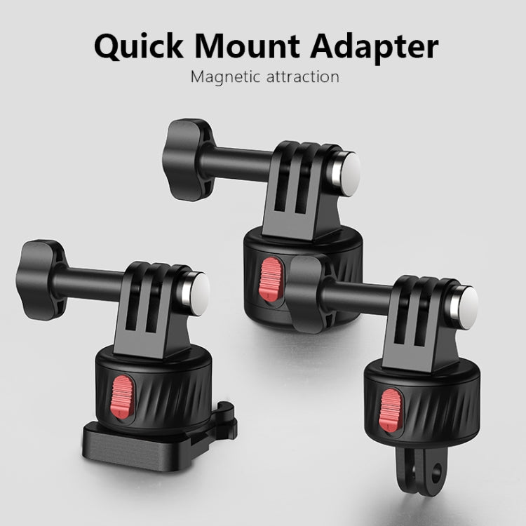 For GoPro/Insta360 GO 3 Action Camera Magnetic Gimbal Base Adapter Accessories(3pcs/set) - Connection Mount by buy2fix | Online Shopping UK | buy2fix