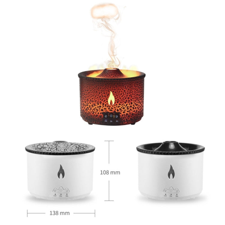 Volcanic Essential Oil Aroma Diffuser Ultrasonic Air Humidifier, Model: Two-color Remote Control(US Plug) - Air Purifiers & Accessories by buy2fix | Online Shopping UK | buy2fix