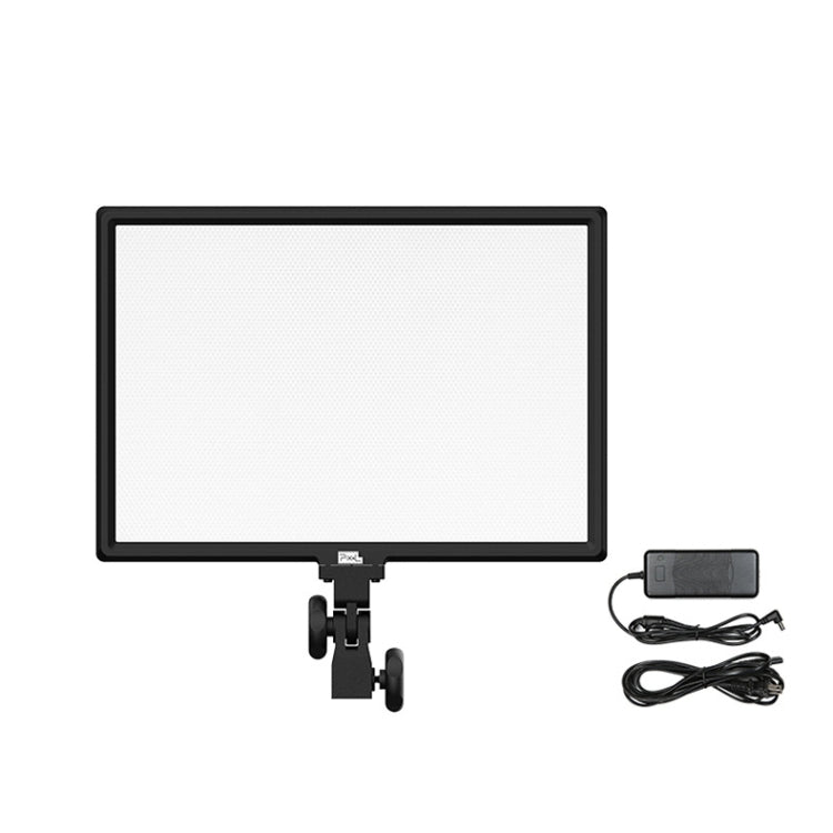 Pixel P50 Dual Color Temperature Flat Panel Fill Light 45W Soft Outdoor Shooting Fill Light For Straight Photography(Lamp+EU Plug Adapter) -  by Pixel | Online Shopping UK | buy2fix