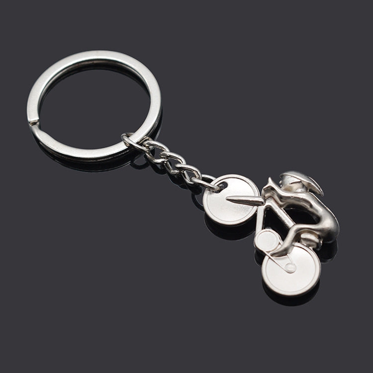 2pcs Simulated Bicycle Metal Key Chain(BY-333) - Key Rings by buy2fix | Online Shopping UK | buy2fix