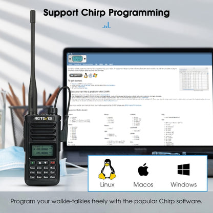 RETEVIS RA89 UV Dual-segment IP68 Waterproof Dual-guard Dual-standby Walkie Talkie(US Frequency 144-148/420-450MHz) - Handheld Walkie Talkie by RETEVIS | Online Shopping UK | buy2fix