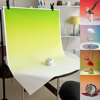 104x144cm Gradient Background Paper Photography Portrait Photo Props(Peachy) - Gradient Color by buy2fix | Online Shopping UK | buy2fix