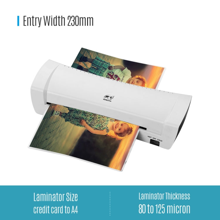 Osmile SL200 A4 Photo Cold and Hot Laminating Machine 340mm/min Speed AU Plug - Photo Film Covering Machine by Osmile | Online Shopping UK | buy2fix