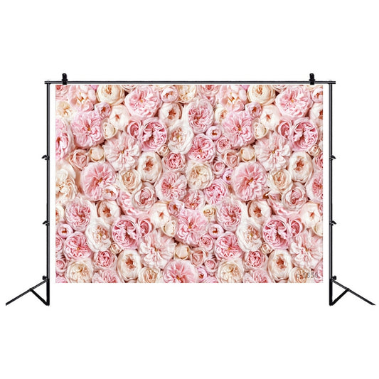 2.1 X 1.5m Festive Photography Backdrop 3D Wedding Flower Wall Hanging Cloth, Style: C-1856 - Valentines Day by buy2fix | Online Shopping UK | buy2fix