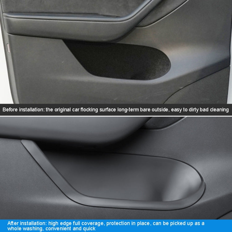 2pcs /Set For Tesla Model Y Rear Door Car Door Storage Box Storage Accessories - Stowing Tidying by buy2fix | Online Shopping UK | buy2fix