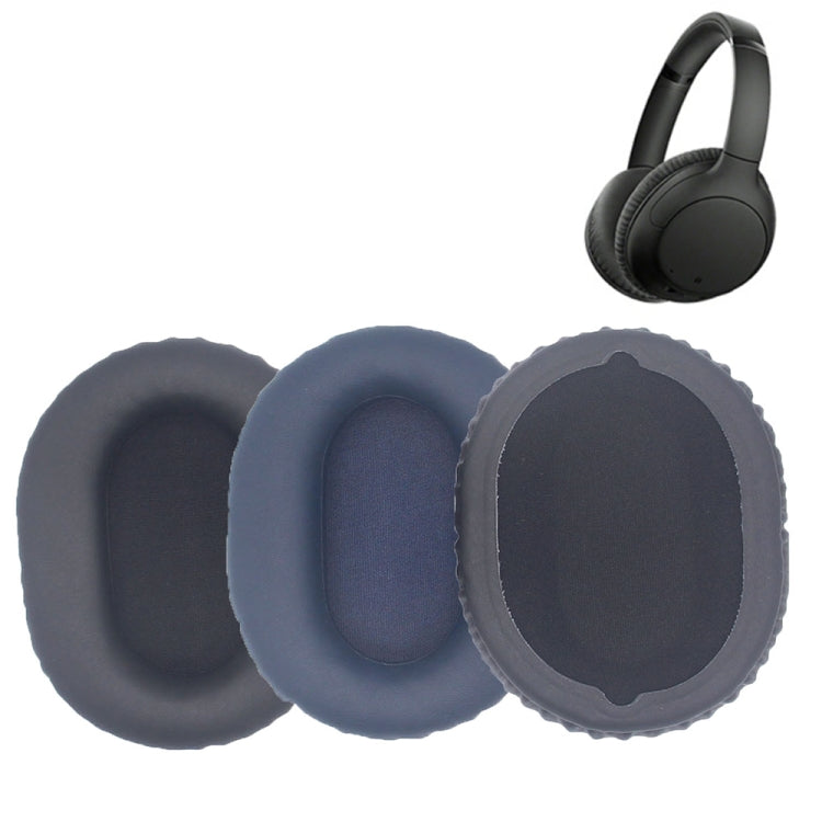 2pcs For Sony WH-CH710N/CH720N/CH700N Headphone Sponge Cover Leather Earmuffs(Blue) - Earmuff & Pad by buy2fix | Online Shopping UK | buy2fix