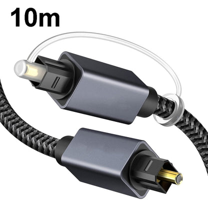 10m Digital Optical Audio Output/Input Cable Compatible With SPDIF5.1/7.1 OD5.0MM(Gray) - Audio Optical Cables by buy2fix | Online Shopping UK | buy2fix