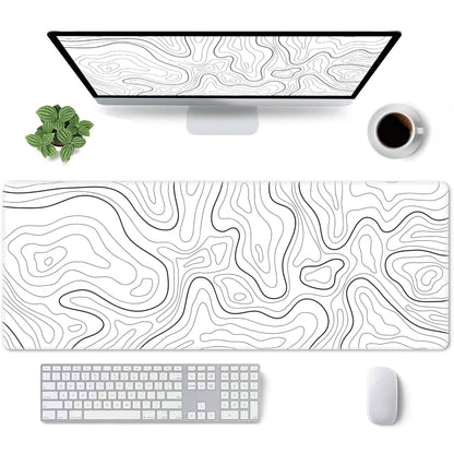 Large Abstract Mouse Pad Gamer Office Computer Desk Mat, Size: 400 x 900 x 2mm(Abstract Fluid 28) - Mouse Pads by buy2fix | Online Shopping UK | buy2fix