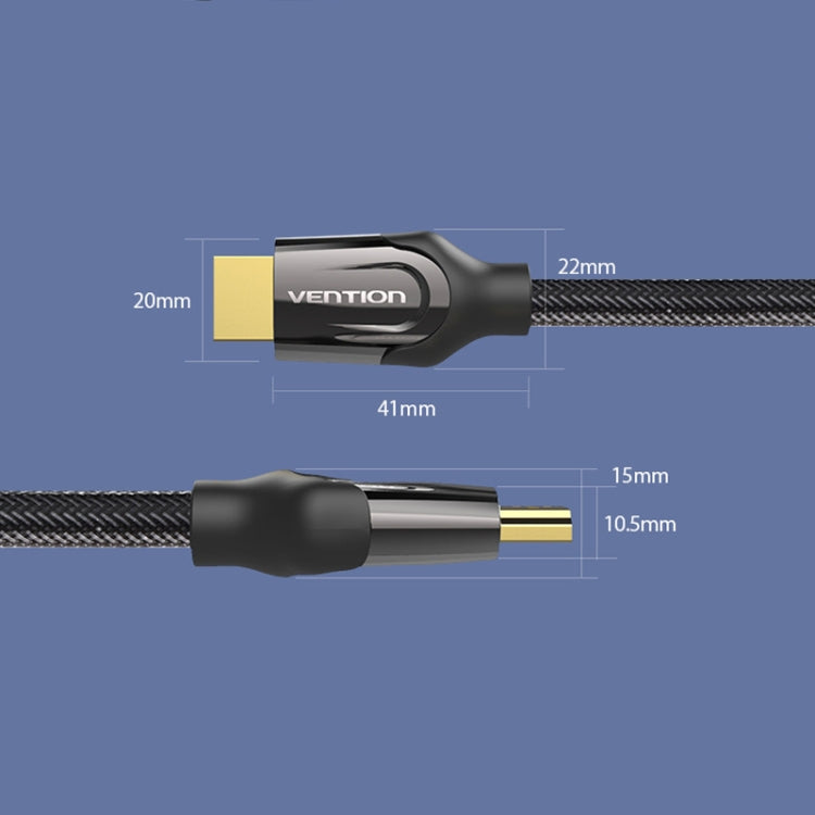 2m VenTion HDMI Round Cable Computer Monitor Signal Transmission Cable - Cable by VenTion | Online Shopping UK | buy2fix