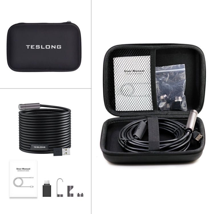 Teslong NTC125 5M 3 In 1 USB Phone Borescope For Auto Repair 500W Pixel Auto Focus -  by Teslong | Online Shopping UK | buy2fix