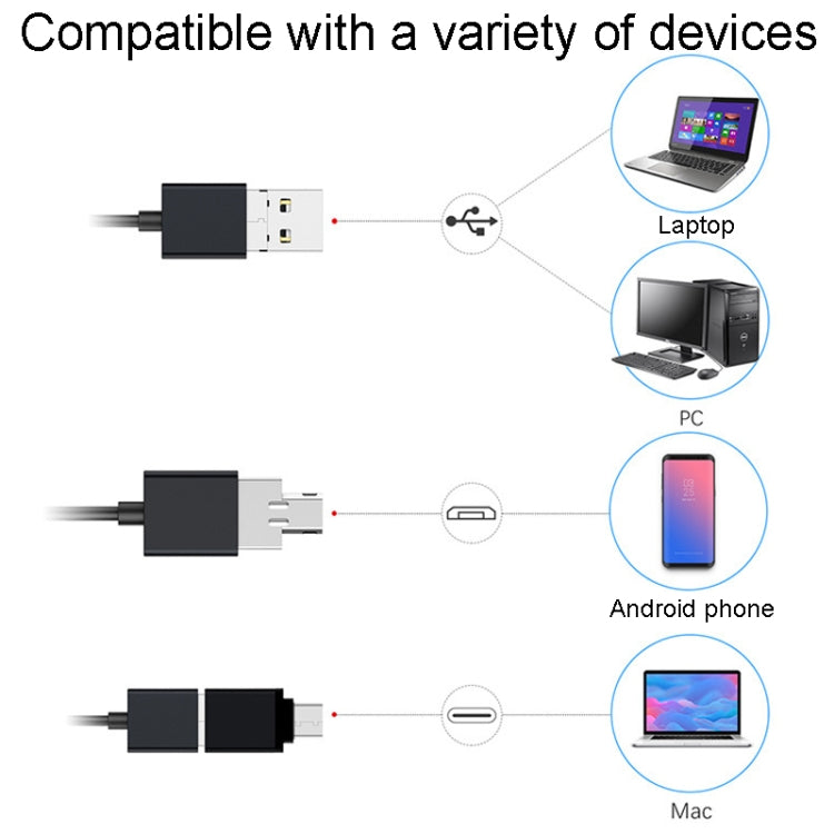 Teslong NTC125 5M 3 In 1 USB Phone Borescope For Auto Repair 500W Pixel Auto Focus -  by Teslong | Online Shopping UK | buy2fix