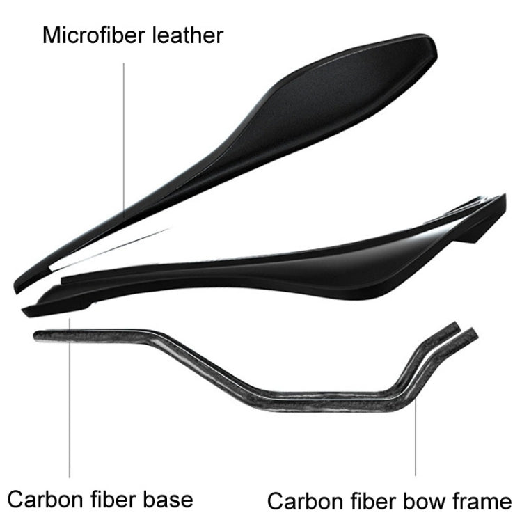 ENLEE E-ZD412 Bicycle Carbon Fiber Cushion Outdoor Riding Mountain Bike Saddle, Style: Donut - Bicycle Saddle by ENLEE | Online Shopping UK | buy2fix