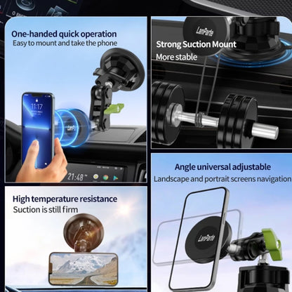 Lanparte Magnetic Car Phone Holder Adjustable Suction Cup Navigation Stand RBA-M01NLB - Universal Car Holders by Lanparte | Online Shopping UK | buy2fix