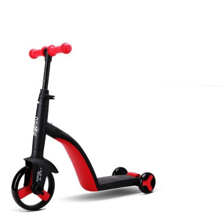 nadle FoldableThree-wheeled Three-mode Balance Bicycle Child Scooter(Red) - Electric Scooters by nadle | Online Shopping UK | buy2fix