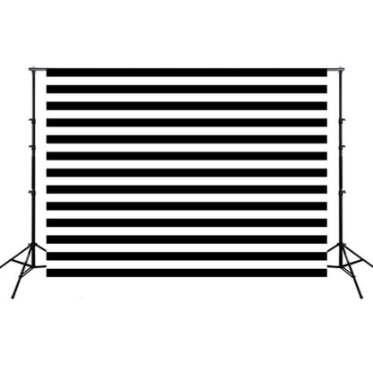 2.1m x 1.5m Black Striped Children Birthday Party Cartoon Photography Background Cloth - Camera Accessories by buy2fix | Online Shopping UK | buy2fix