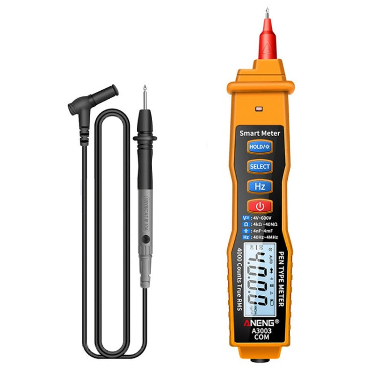 ANENG A3003 Multi-Function Pen-Type High-Precision Smart Multimeter(Orange) - Consumer Electronics by ANENG | Online Shopping UK | buy2fix