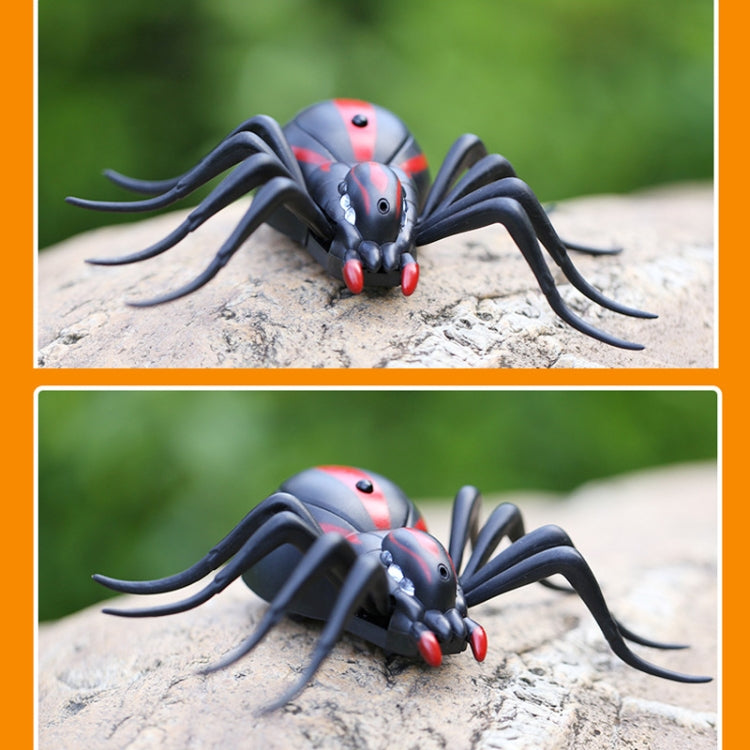 Tricky Funny Toy Infrared Remote Control Scary Creepy Spider, Size: 16*10cm -  by buy2fix | Online Shopping UK | buy2fix