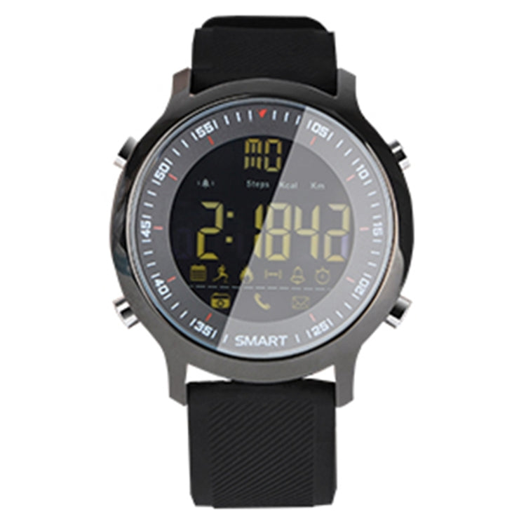 EX18 Smart Sports Watch FSTN Full View Screen Luminous Dial High Tensile TPU Strap, Support Steps Counting / Burned Calory / Calendar Date / Bluetooth 4.0 / Incoming Call Reminder / Low Battery Reminder(Black) - Smart Wear by buy2fix | Online Shopping UK | buy2fix