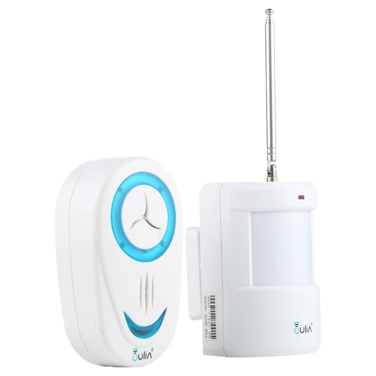 OULIA 220V Wireless Sensor Door Chime Electro Guard Watch, US Plug - Security by buy2fix | Online Shopping UK | buy2fix