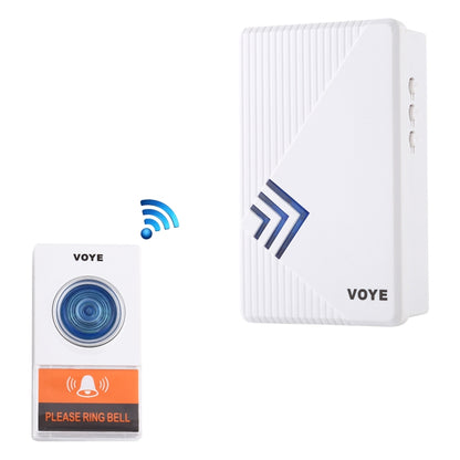 VOYE V022A Home Music Remote Control Wireless Doorbell with 38 Polyphony Sounds (White) - Wireless Doorbell by VOYE | Online Shopping UK | buy2fix