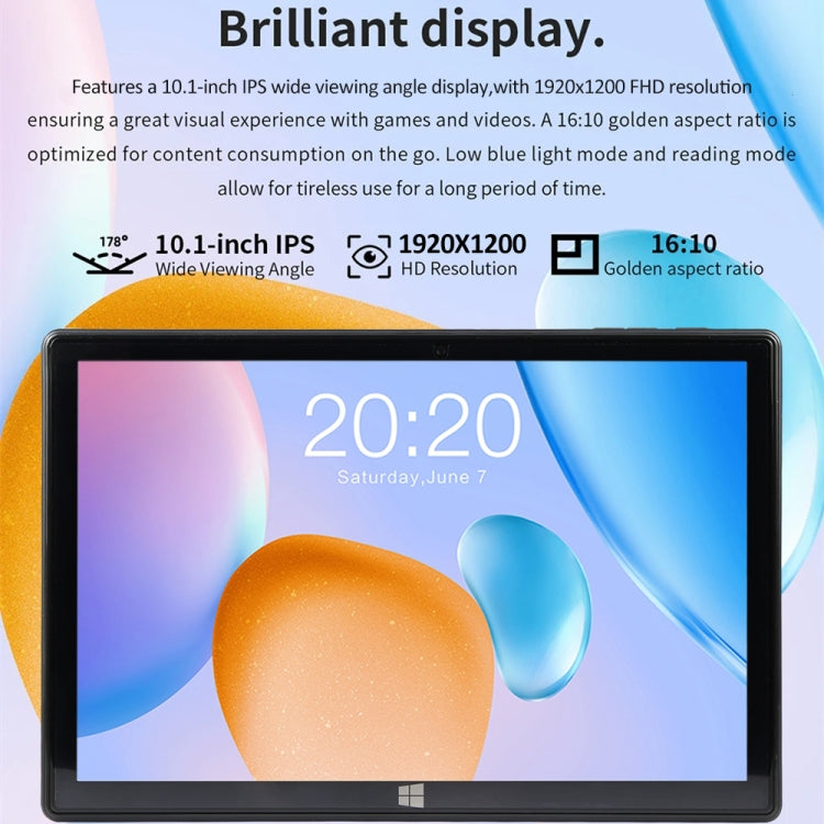 LZ1003 Tablet PC, 10.1 inch, 16GB+128GB, Windows 10, Intel Celeron J4105 Quad Core, Support TF Card & HDMI & Bluetooth & Dual WiFi, with Keyboard - Other by buy2fix | Online Shopping UK | buy2fix