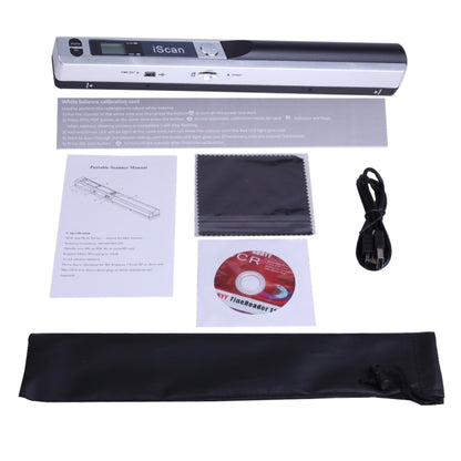 iScan01 Mobile Document Handheld Scanner with LED Display, A4 Contact Image Sensor(Silver) - Consumer Electronics by buy2fix | Online Shopping UK | buy2fix