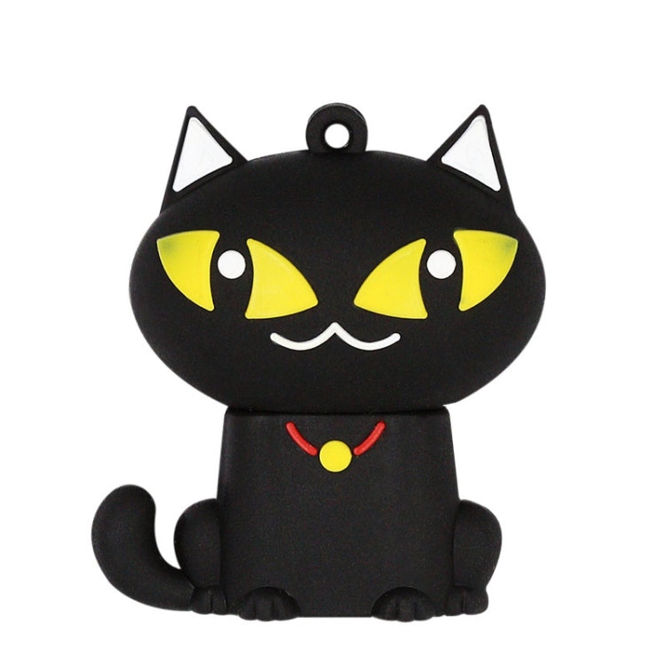 MicroDrive 4GB USB 2.0 Creative Cute Black Cat U Disk - USB Flash Drives by MicroDrive | Online Shopping UK | buy2fix