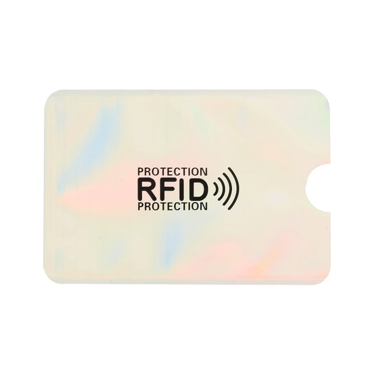 100pcs Aluminum Foil RFID Blocking Credit Card ID Bank Card Case Card Holder Cover, Size: 9 x 6.3cm (Silver) - Antimagnetic RFID Package by buy2fix | Online Shopping UK | buy2fix